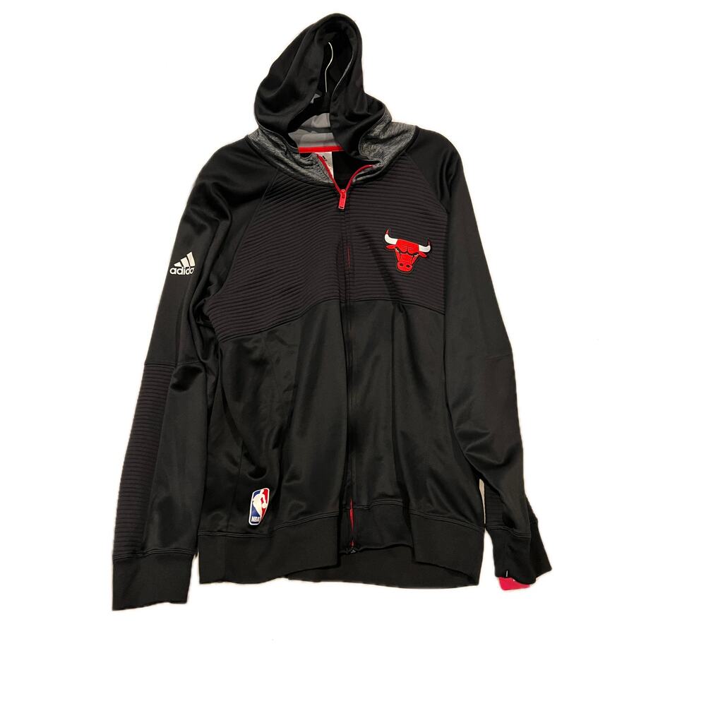 Vintage 2000's Chicago Bulls Adidas Full ZIp Hoodie Mens XL